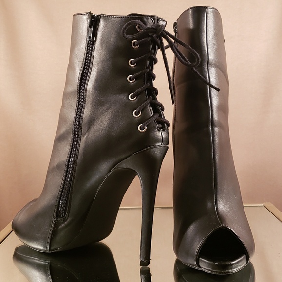 Peeptoe Booties - Picture 1 of 3